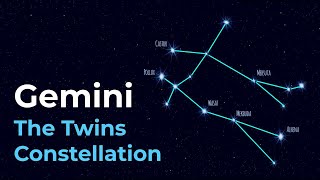 How to Find Gemini the Twins Constellation of the Zodiac [upl. by Arley]