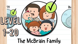 Brain Test 2 The McBrain Family Level 120 All Levels Android iOS [upl. by Rebmetpes]