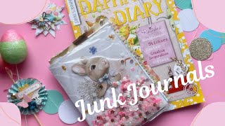 HOW DID I CREATE THIS EASTER JOURNAL COVER With DAPHNES DIARY Issue 2 [upl. by Booker343]