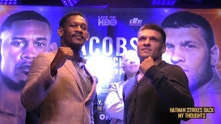 DANNY JACOBS VS SERGIY DEREVYANCHENKO  FACE OFF  PRESS CONFERENCE REACTION [upl. by Behrens]