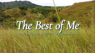 THE BEST OF ME  Karaoke Version  in the style of David Foster amp Olivia NewtonJohn [upl. by Llehcam]