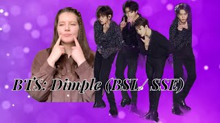 BTS Dimple BSL SSE sign language [upl. by Natanoj]