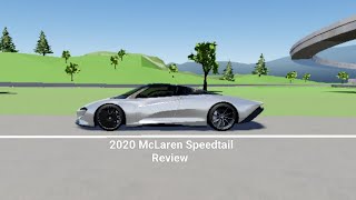 McLaren Speedtail Review  Driving Empire Roblox [upl. by Tades]