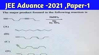 The major product formed in the following reaction JEE Advance2021 NaNH2 liqNH3 [upl. by Aeneus]