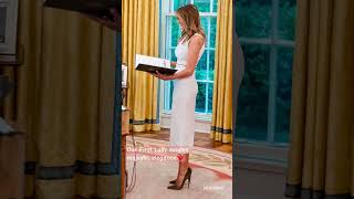 Our First Lady Melania Trump exudes majestic elegance shorts melania trump firstlady donald [upl. by Notlef690]