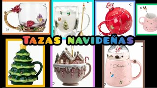 tazas navideñas [upl. by Lirbaj]