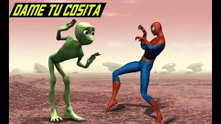 SpiderMan dance On Dame tu cosita musically [upl. by Aynos]