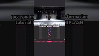 BlockingFormation Tutorial for aespa whiplash kpop kpopdance choreography [upl. by Atirac]