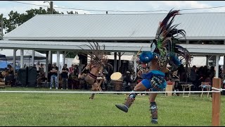 Aztec Dancers at the 2024 Nanticoke Lenni Lenape Pow Wow [upl. by Kamilah]