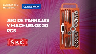 ¡Precisión y calidad 🔧 Descubre el juego de tarrajas y machuelos SKC [upl. by Nerraj318]