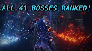 Ranking ALL 41 Bosses in Shadow of The Erdtree From Worst To Best [upl. by Oicnaneb]