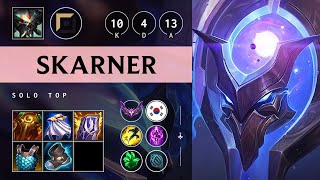 Skarner Top vs Gnar Godlike  KR Master Patch 1419 [upl. by Luciana654]