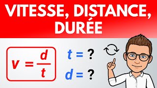 Comment calculer  VITESSE DISTANCE TEMPS   PhysiqueChimie collège lycée [upl. by Eilah]