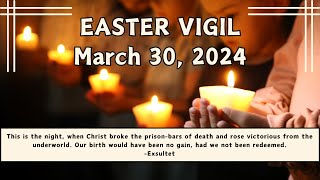 Easter Vigil 8pm Mass 33024 [upl. by Lenette120]