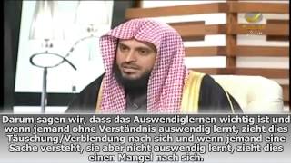 Shaykh Al Tarifi Das Streben nach Wissen [upl. by Borlow]