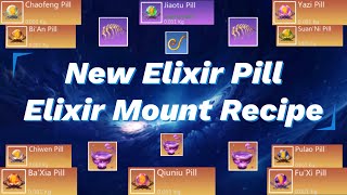 Utopia origin New Elixir Refining Recipes  Mount Elixir Pill  BUFF Elixir Huaxu Galaxy [upl. by Anitsuj188]