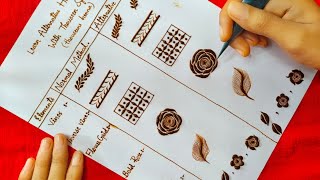 Learn Easy Alternative Henna Methods With Thouseen  Easy Henna Drawing Techniques For Beginners [upl. by Zanze]