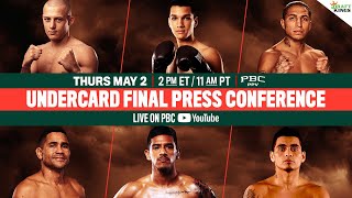 Canelo vs Munguia UNDERCARD FINAL PRESS CONFERENCE  CaneloMunguia [upl. by Anhoj]