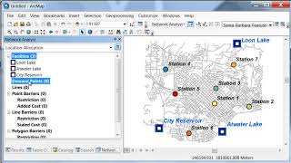 Network Analysis LocationAllocation of ResourcesFacilities [upl. by Llehcear]