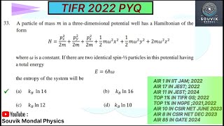 tifr pyq physics 2022 solutionstat mechcsirnetphysics gatephysics tifrphysics [upl. by Hairu]