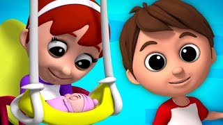 Rock A Bye Baby Song  Детские песенки  Детские стихи  Preschool Nursery Rhyme  Baby Songs [upl. by Nnyleitak]