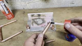 Copper pipe soldering [upl. by Andrus]