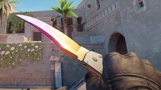 Falchion Knife Fade Comparison CSGO vs CS2 [upl. by Diann120]