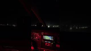 NIGHT TIME Cockpit Landing at Jandakot Airport [upl. by Ecirtaed]