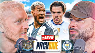 NEWCASTLE vs MAN CITY  Pitch Side LIVE [upl. by Adelina]