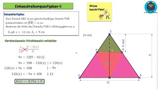 Einbeschreibungsaufgaben II  Abbildung durch zentrische Streckung 5 [upl. by Anelahs]