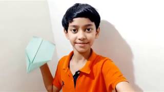 How To Make Boomerang Plane  BOOMERANG PLANE  Boomerang Paper PlaneSuper Paper Boomerang Airplane [upl. by Huan745]