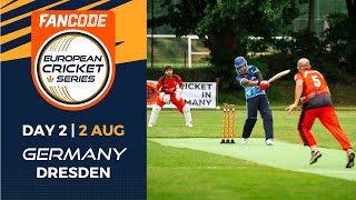 🔴 FanCode European Cricket Series Germany Dresden 2022  Day 2  T10 Live Cricket [upl. by Nylrebmik]