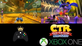 Crash Team Racing NitroFueled Xbox One P2 Sewer Speedway Trophy amp Ripper Roo BOSS 2024 [upl. by Lasley161]