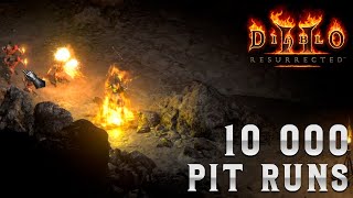 Identifying the Loot from 10 000 Magic Finding Pit Runs  Diablo 2 [upl. by Etsyrk]