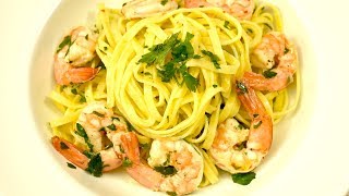 Shrimp Scampi Pasta Recipe [upl. by Idette]