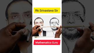 Sketch of Rk Srivastava Sir ✍️  drawing rkshrivastavasir mathsguru drawing [upl. by Messing389]