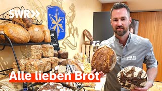 Brot backen Sauerteigbrot Naan Focaccia Baguette – Brotliebe international  SWR Treffpunkt [upl. by Ycam]