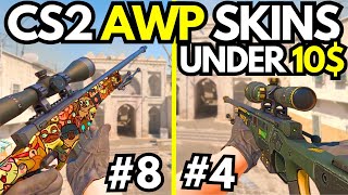 BEST CHEAP AWP SKINS in CS2 for Under 10 Budget AWP Skins 2023 [upl. by Iilek]