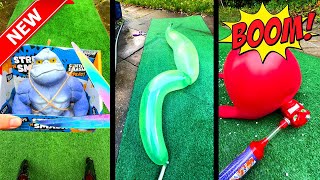 Inflating Toys with Water until they POP🤯 FLOOD [upl. by Claus990]