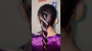 Beautiful hairstyle for long hair hairstyling [upl. by Serrell]