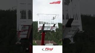 workingplatform Fliegl agrocenter flieglagrocenter [upl. by Neelya]