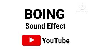 Boing Sound Effect On YouTube [upl. by Sibie]