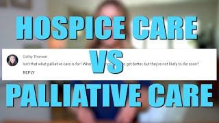 Differences between Hospice Care vs Palliative Care [upl. by Ian]