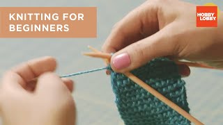 Knitting for Beginners  Hobby Lobby® [upl. by Ainegul699]