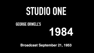 LIVE TV RESTORATION Studio One  George Orwells quot1984quot [upl. by Yedsnil]