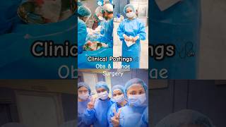 Clinical Postings of Obs amp Gynae and Surgery🩺 shortsyoutube youtube medico trending viral [upl. by Bracci765]