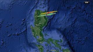 Asteroid burns up in Earths atmosphere over the Philippines [upl. by Zaller92]