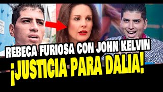 REBECA ESCRIBENS FURIOSA CON JOHN KELVIN TRAS DECLARARSE INOCENTE Y NEGAR TODO [upl. by Levine]