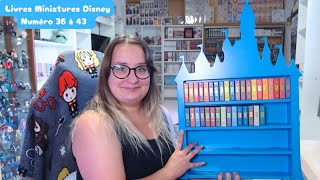 Réception de Juillet et Août  Livres Miniatures Disney N°36 à 43 [upl. by Zelma677]