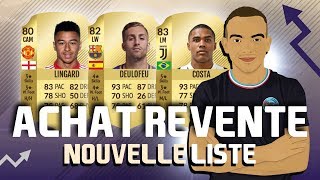 FUT 18  ACHAT REVENTE  LISTE DE 88 JOUEURS POUR DEVENIR MILLIONNAIRE V4  FUTMILLI [upl. by Leake]